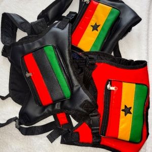 Rasta Vest Bag 🎒  3 colors to choose from
